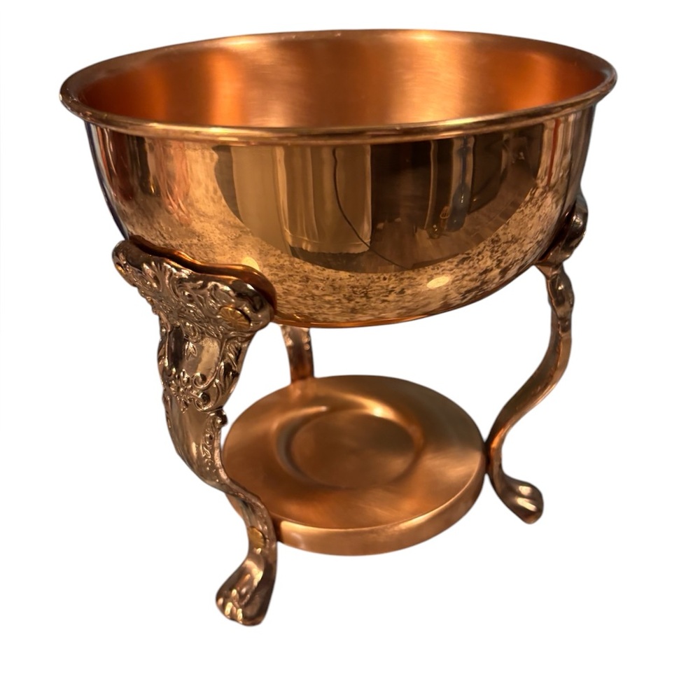 Elegant Copper carafe holder/warmer